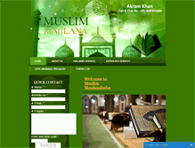 Tablet Screenshot of muslimmaulanababa.com